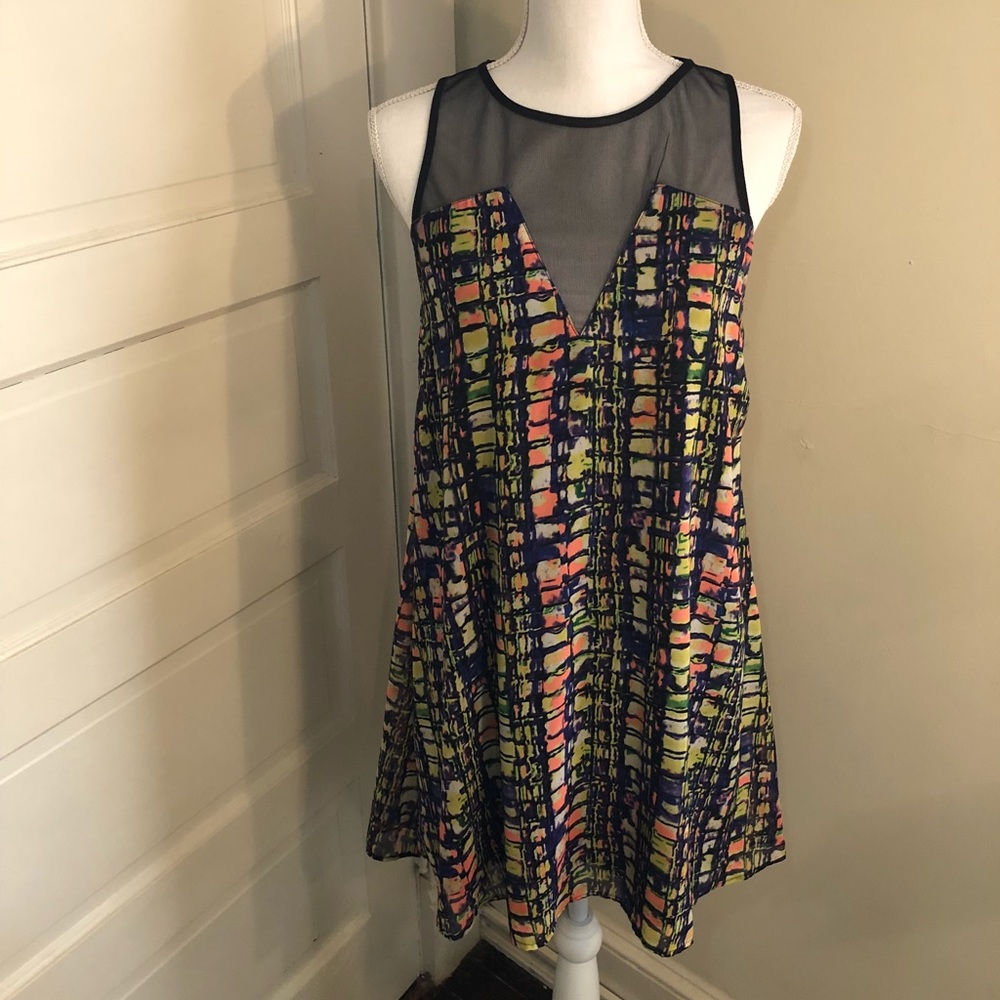 Lush Bright Multi-colored Tent Dress